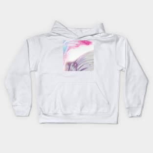 Summer Vibes Marble Waves Kids Hoodie